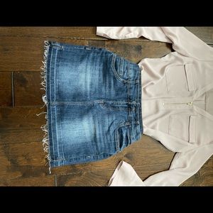 Denim skirt